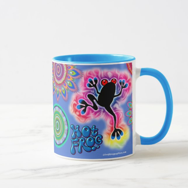Surf quente, caneca de café de duas tonalidades. (Direita)