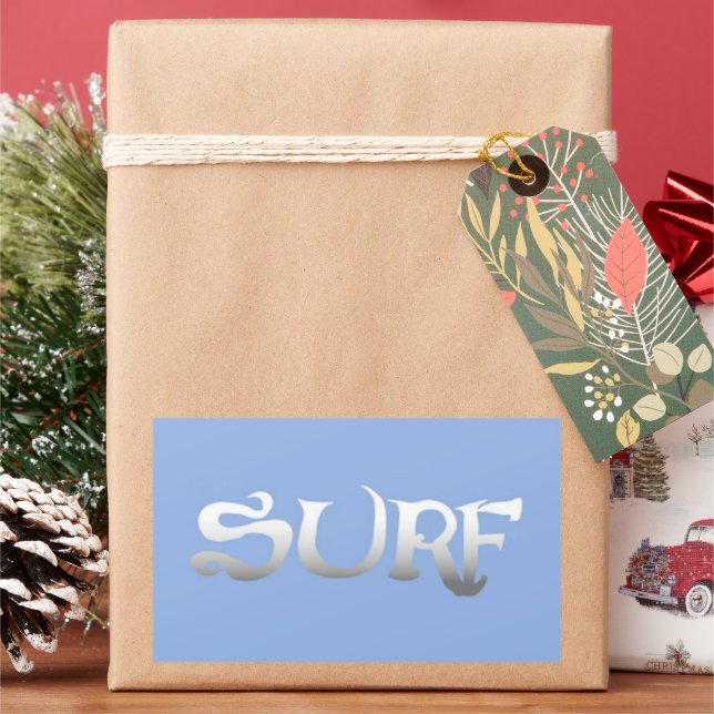 Surf retângulo grandes adesivos (Feriado)