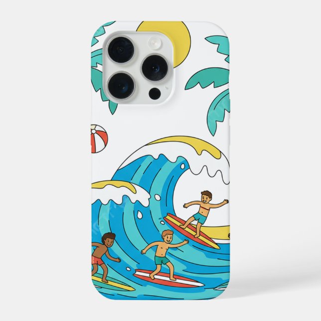 Surf & Waves – Presente de Capinha de Celular Prai (Verso)