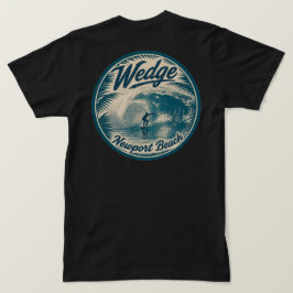 Surfando a Wedge - Camiseta (Homens) Camiseta Tri-