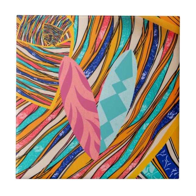 Surfar na aventura colorida (Frente)