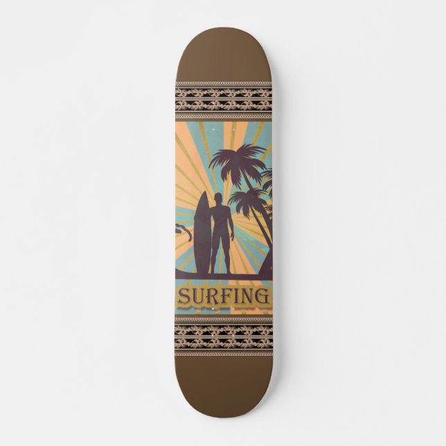 Surfer Dude Skateboard (Frente)