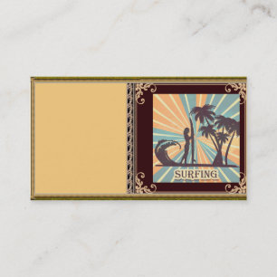 Surfer Girl Cartão de visita