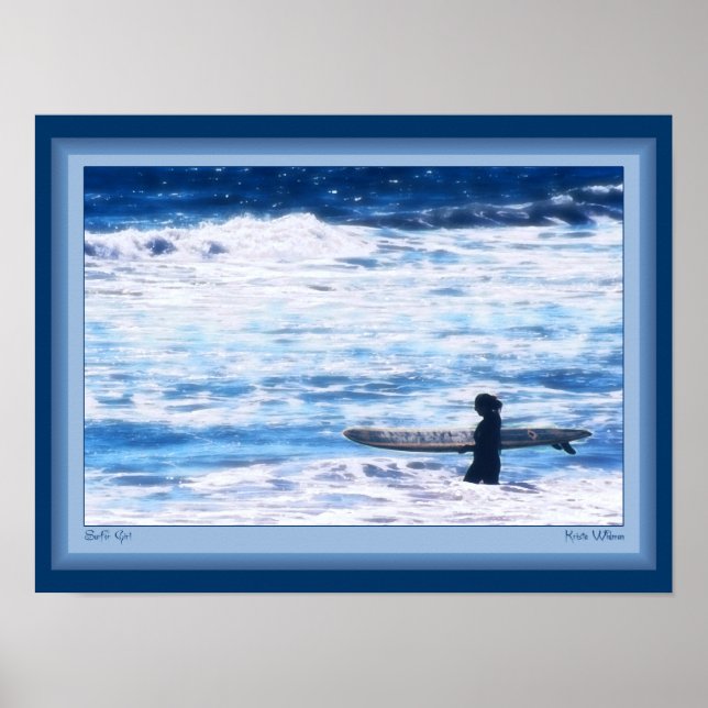 Surfer Girl Poster (Frente)