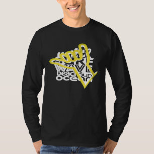 Surfer Hang Loose Shaka Surf Camisa De Verão De Na