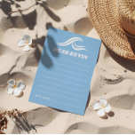 Surfing , o grande cartão de cápsula única<br><div class="desc">Capturar memórias de preciosos com nossos cartões de cápsula do 'Surfing, The Big One'. Com designs vibrantes de pranchas de surfe e gráficos com tema de praia, essas cartas são perfeitas para os hóspedes gravarem mensagens e memórias especiais de sua celebração de aniversário com tema de surf. Ideal para criar...</div>