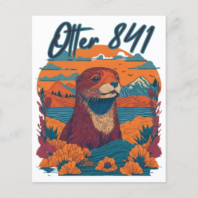 Surfing Otter 841 Otter My Way California Sea Otte (Frente)