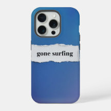 surfou, para o azul