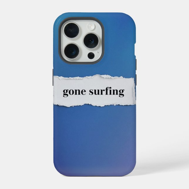 surfou, para o azul (Verso)