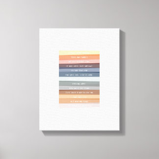 Surpreendente Grace Lyric Coloric Canvas Art