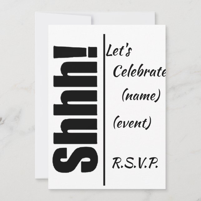 ***SURPRESA**** CELEBRAÇÃO PARA CONVITE DE FESTAS (Frente)