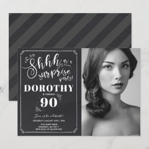 Surpresa de Vintage com o Convite de Aniversário d