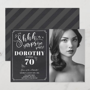 Surpresa do 70 de Surpresa do Convite de Aniversá