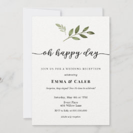 Surpresa, Nós Fugimos! Convite de Recepção de Casa