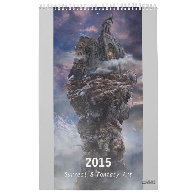 Surreal Digital e Fantasia Art 201X - Calendário d (Capa)