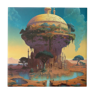 Surreal Fantasy City in USA