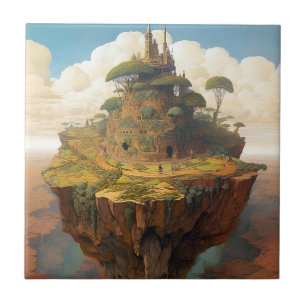 Surreal Island Landscape Fantasy Art