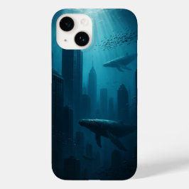 Surreal Underwater City capas de iphone