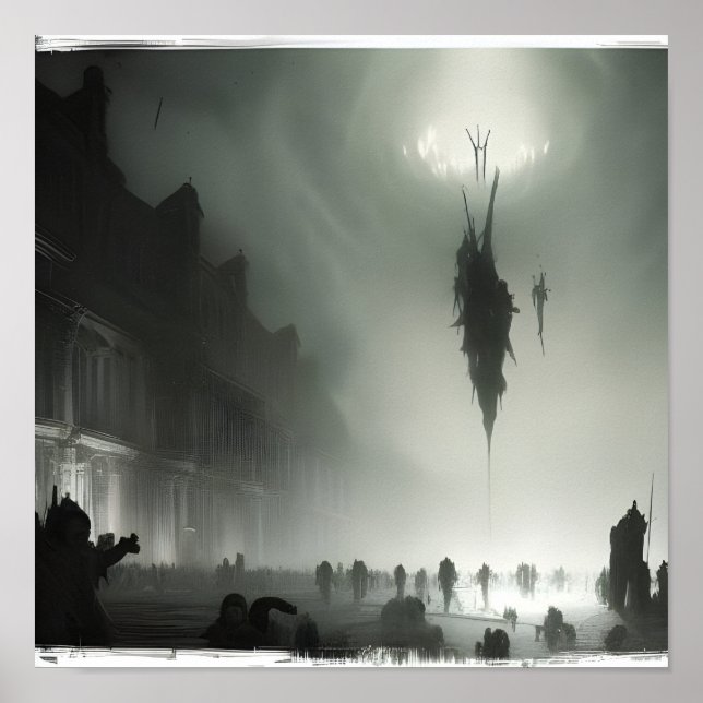 Surto Zombie AI nº 01 Poster (Frente)