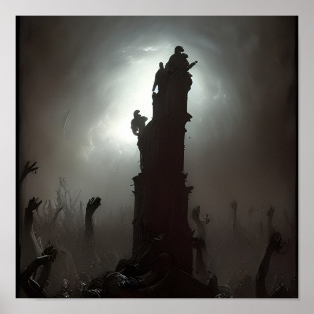 Surto Zombie AI nº 02 Poster (Frente)