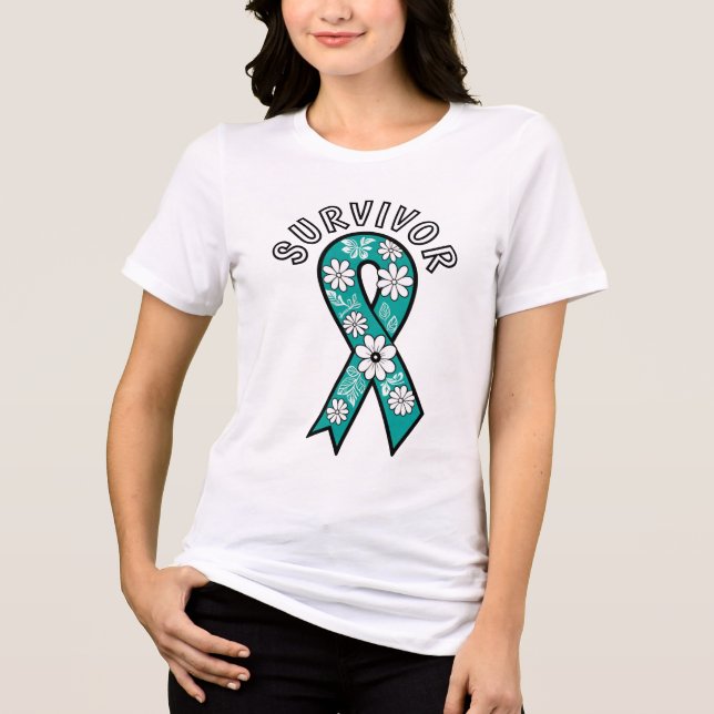 Survivor SA Teal Awareness Ribbon (Frente)
