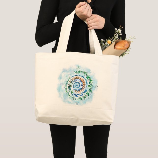 Susea Blu Studios Earth Day Comprando Bolsa (Frente (produto))