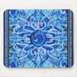 Susea Blu Studios Water Mandela Mouse Pad