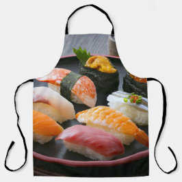 Sushi Harmony Apron – Classic Nigiri Delight