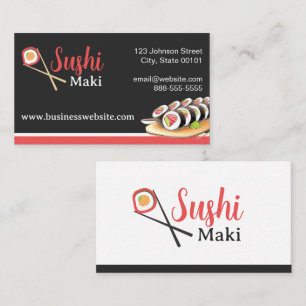 Sushi Maki Cartão de visita