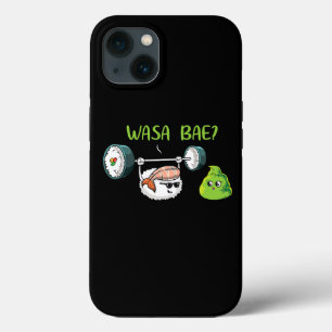 Sushi Wasabi Kawaii Japonês trocadilho anime otak