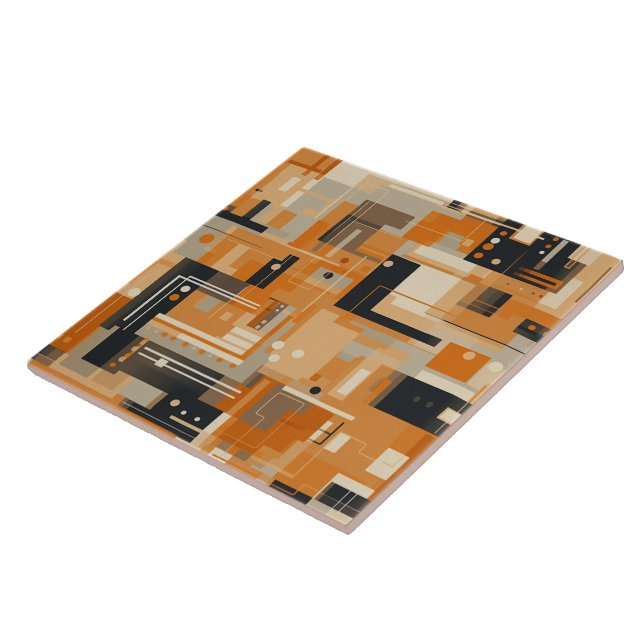 Suspiros Sunset Whispers Apricot Abstrato Delight (Lateral)