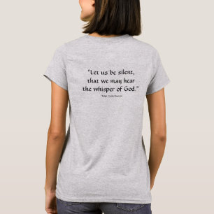Sussurro de Deus Bella+Canvas Camiseta de Manga Lo