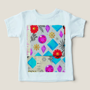 Sussurro de Luz – Camiseta com padrão de jóias