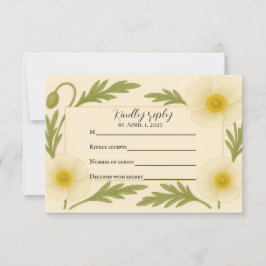 Sussurros da placa Bloom RSVP