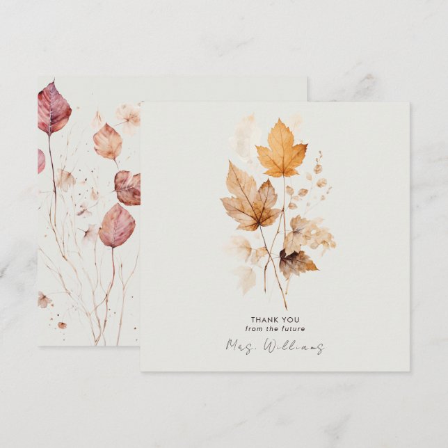 Sussurros de Chá de panela de Queda Obrigado (Frente/Verso)