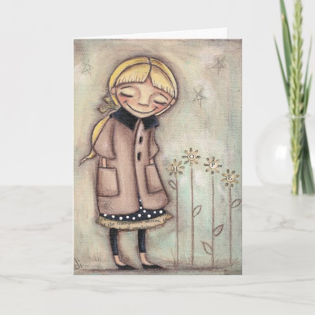 Sussurros de Esperança - Cartão de Saudação (Frente)