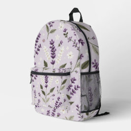 Sussurros de lavanda - Impressão de Botânica de Fo