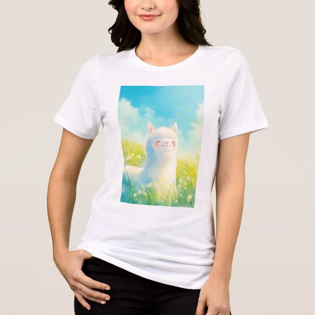 Sussurros de Primavera com uma Alpaca (Frente)