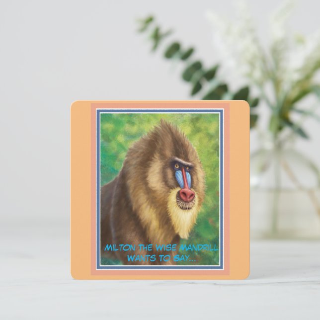 Sussurros Selvagens De Cartão Simples Série De Inc (Em pé/Frente)