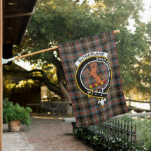 Sutherland I Weatheran Flag Crachá Clan