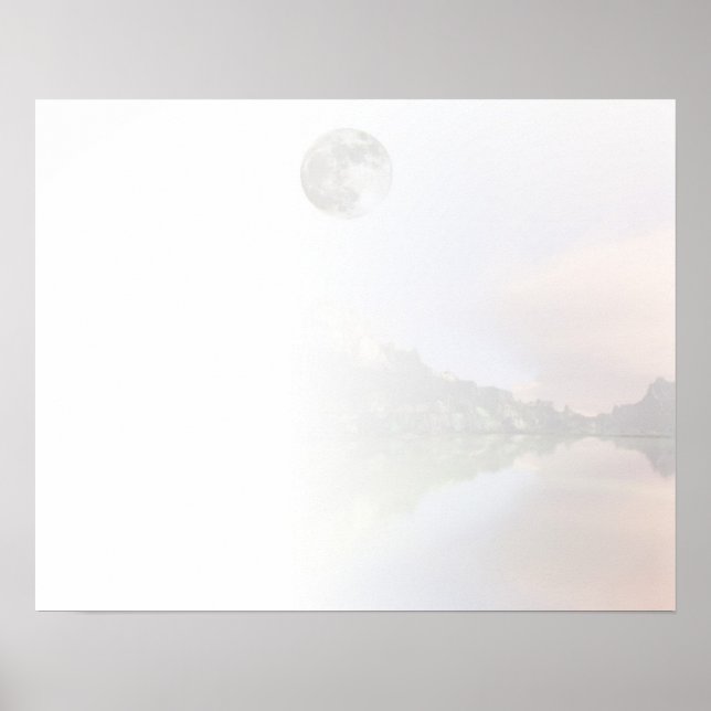 Sutil Sci-Fi Fantasy Landscape Image 3 Poster (Frente)