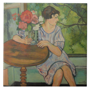 Suzanne Valadon Jovem em Frente a uma Janela