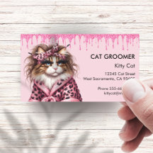 Purr-fect Cat Care Business Cards