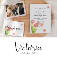 Victoria • Elegant Soft Pink Tulip Wedding Suite
