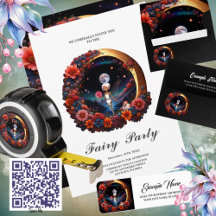 Cute fairy in the moon light.