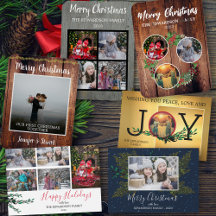 Christmas, New Year magnets magnetic cards