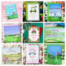 Golf Party Invitations for Adults 