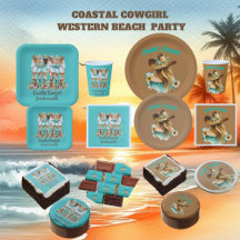 COASTAL COWGIRL BRIDESMAIDS WESTERN BEACH PARTY