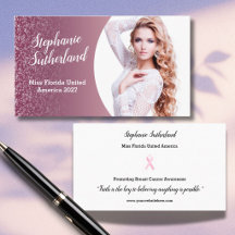 Pageant Business Cards