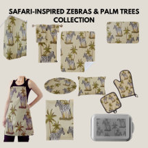 SAFARI-INSPIRED ZEBRAS & PALM TREES COLLECTION